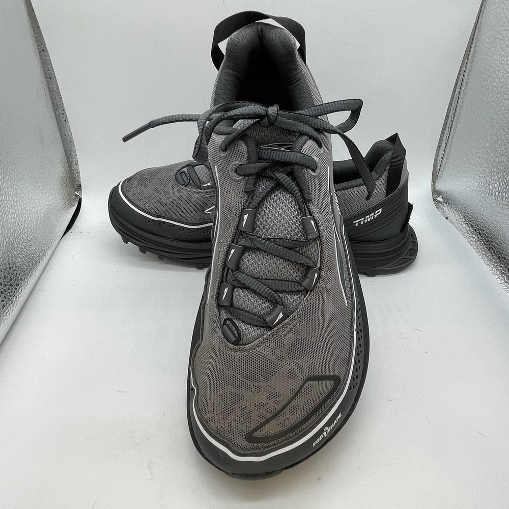 ALTRA Men's Size 8 TIMP Gray Gaiter Trap Trail Athletic Sneaker Shoe AFM1757F